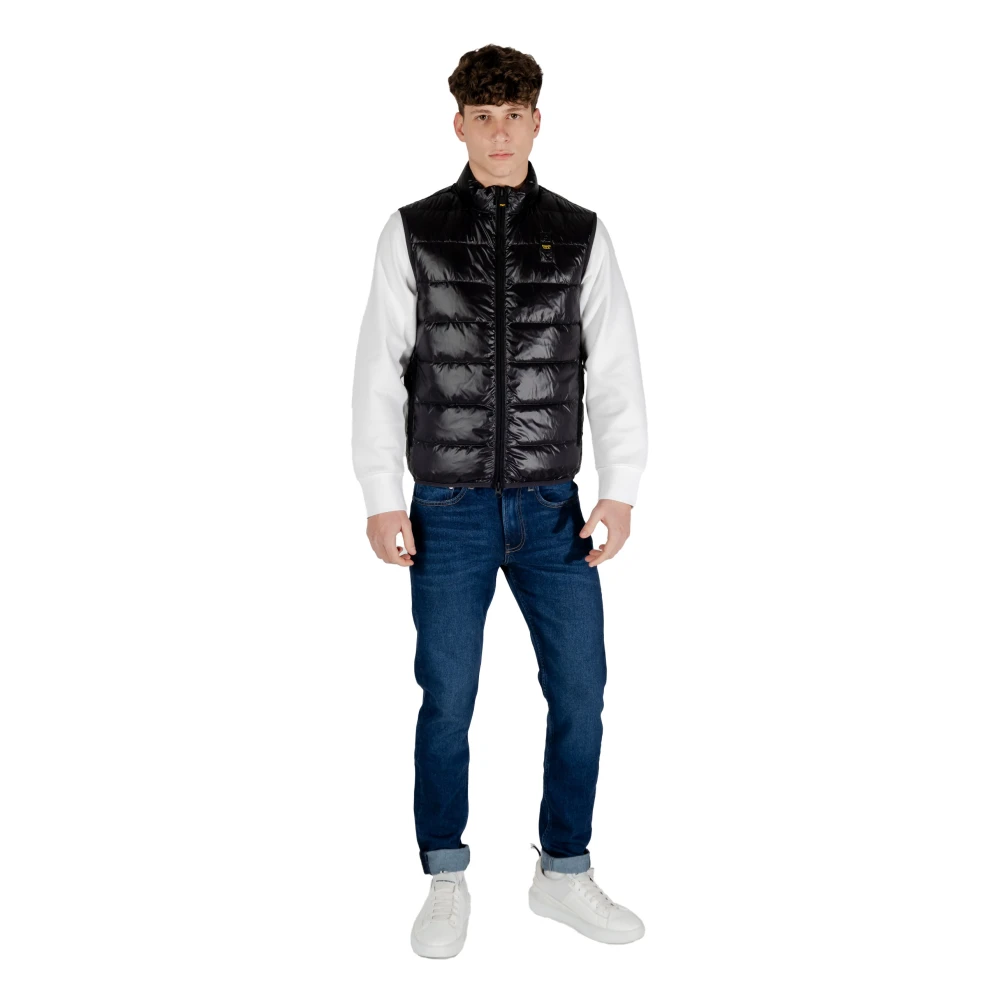 Blauer Lente Zomer Heren Polyamide Shirt Collectie Black Heren
