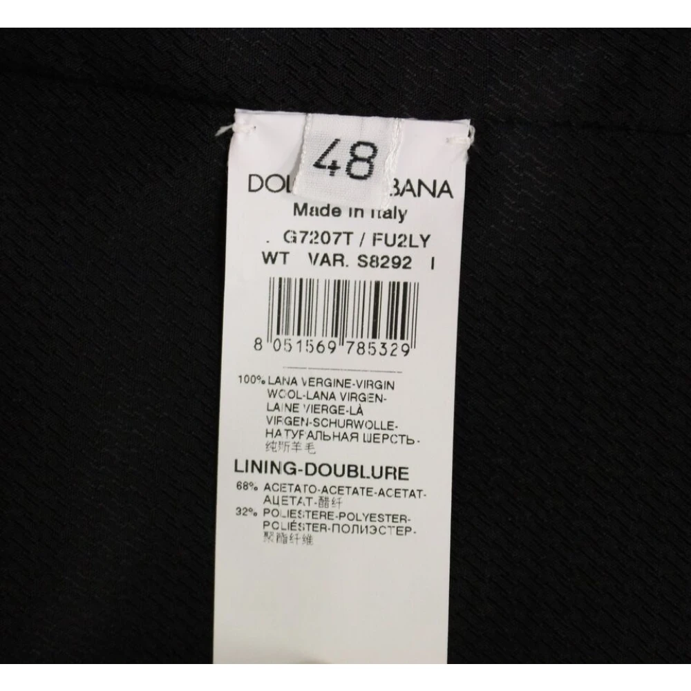 Dolce & Gabbana Elegante grijze wollen formele jurkvest Gray Heren