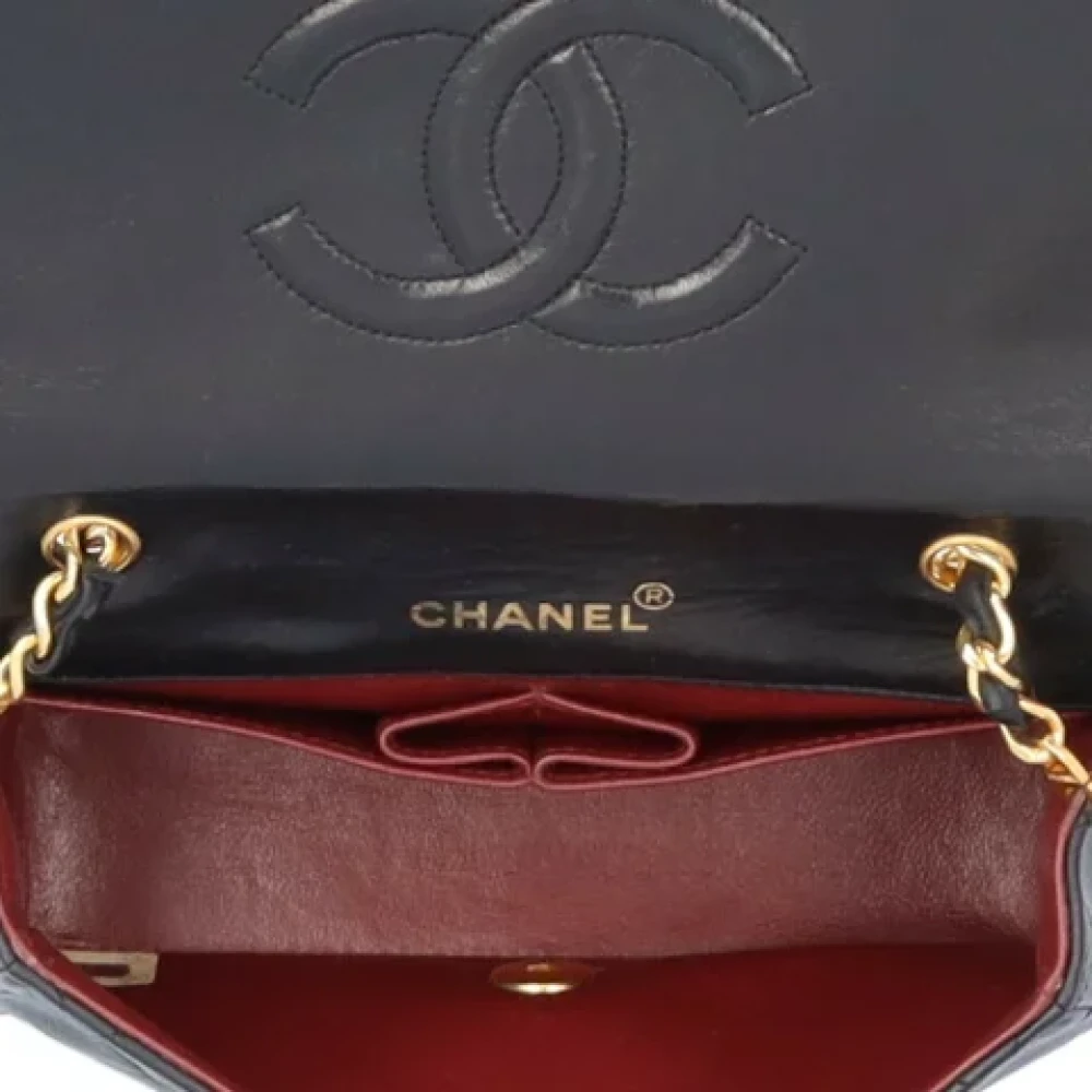 Chanel Vintage Pre-owned Leather chanel-bags Black Dames