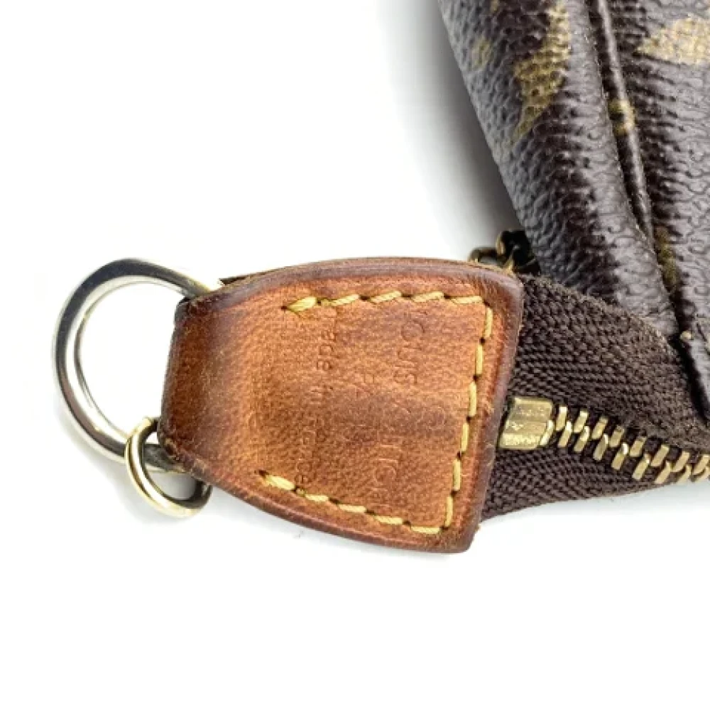 Louis Vuitton Vintage Pre-owned Fabric clutches Brown Dames