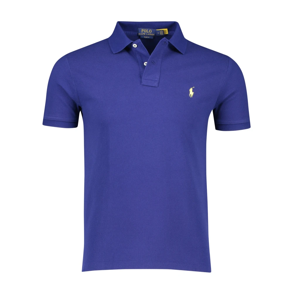 Polo Ralph Lauren Uomo Blu Polo A Maniche Corte
