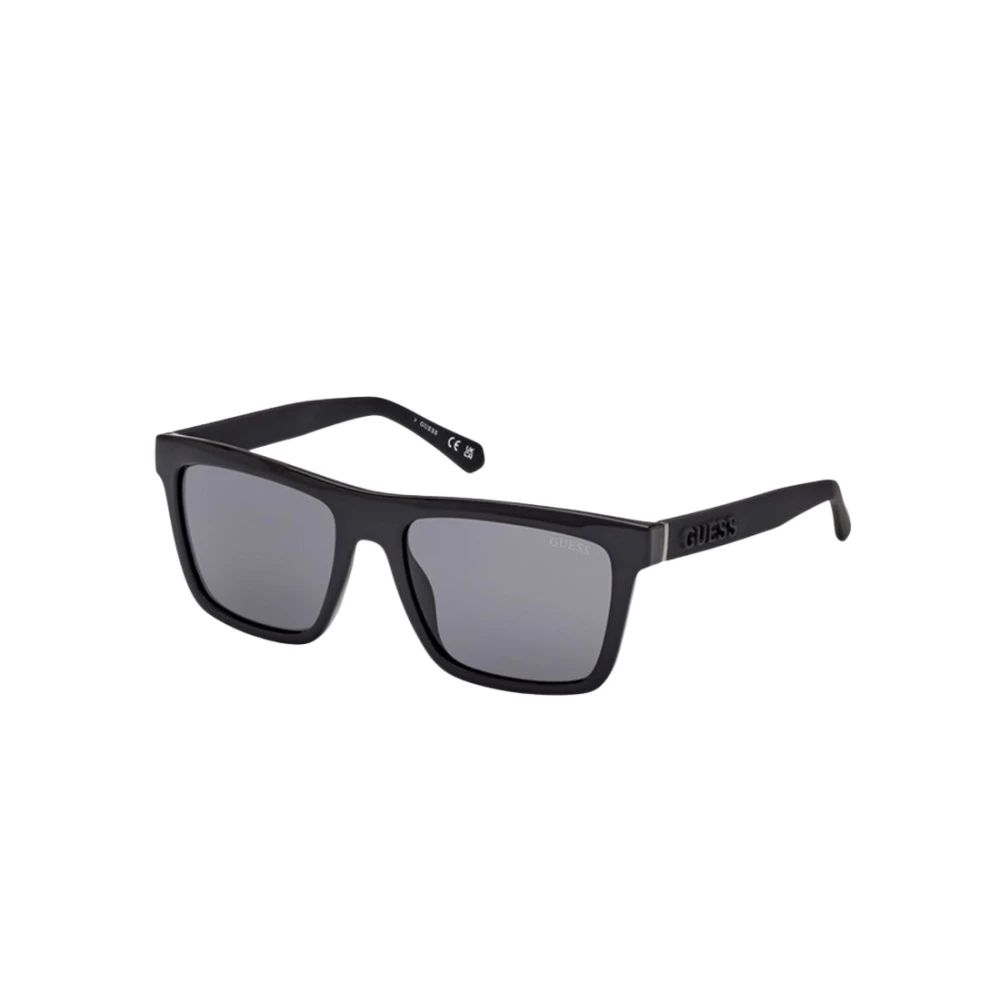 Guess Men's Black Sunglasses, 55 Mm, Square Sunglasses