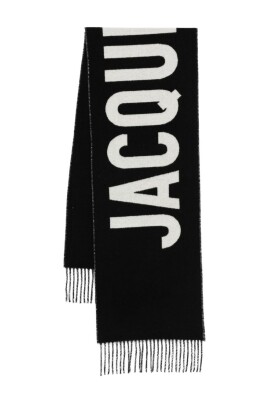 black-and-white-wool-scarf