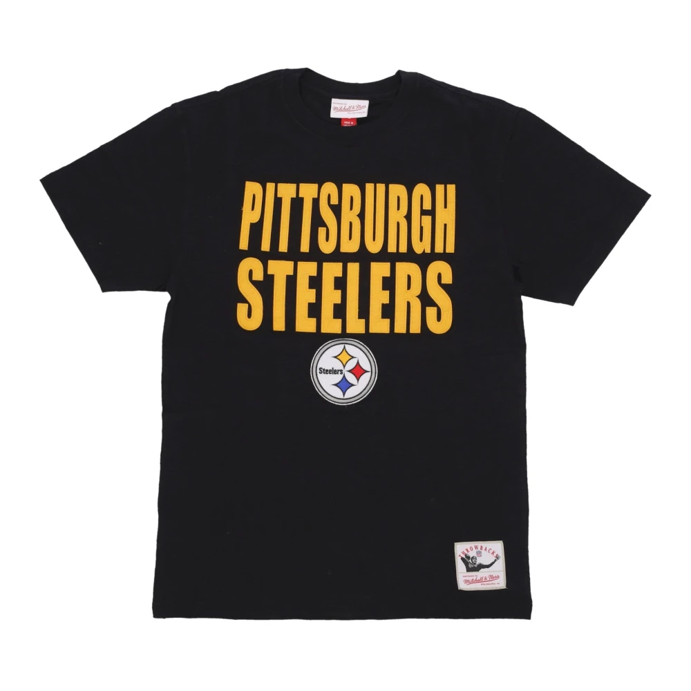 Mitchell & Ness Pittsburgh Steelers NFL Tee Shirt Black Heren