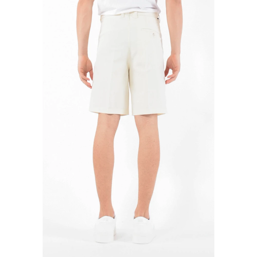 Paolo Pecora Casual Shorts White Heren