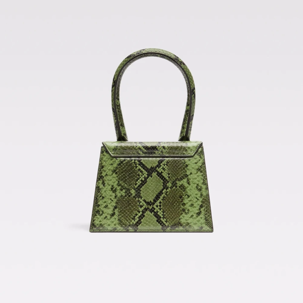 Jacquemus Groene Leren Mini Tas Green Dames