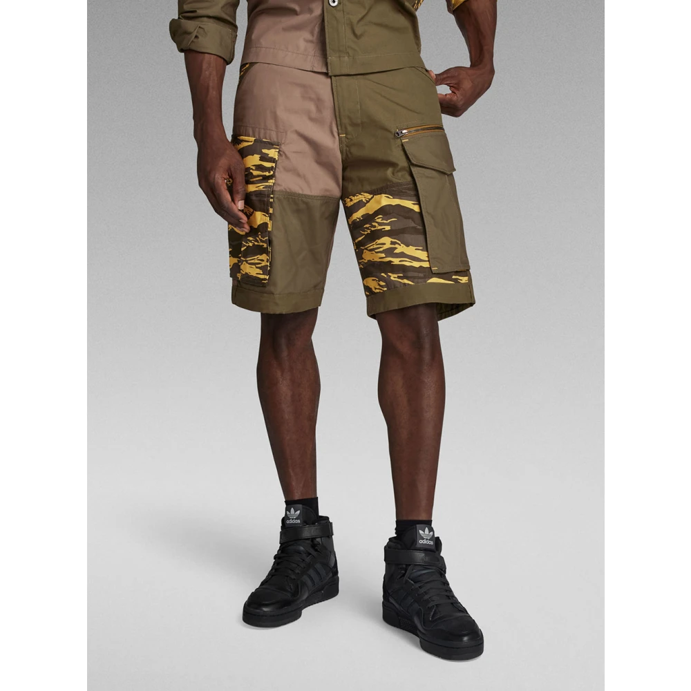 G-Star Cargo Bermuda Shorts Olijf Groen Green Heren