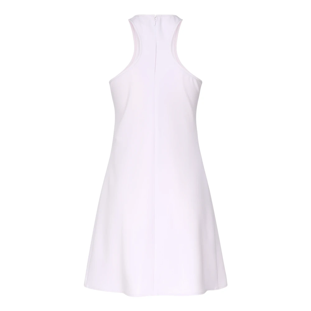 Courrèges Mouwloze A-lijn Mini Jurk Roze Pink Dames