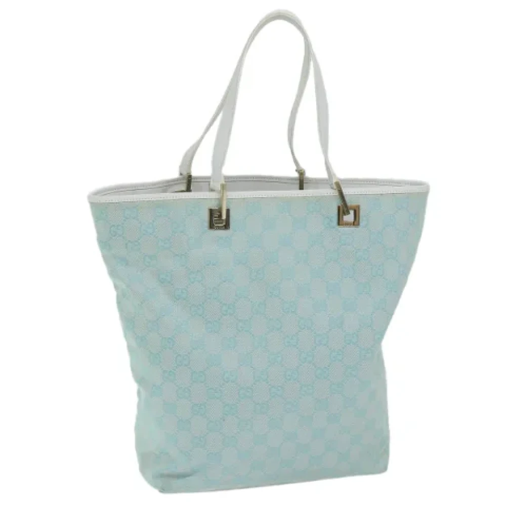 Gucci Vintage Pre-owned Canvas totes Blue Dames