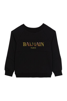 sweatshirt-imprime-balmain-vintage