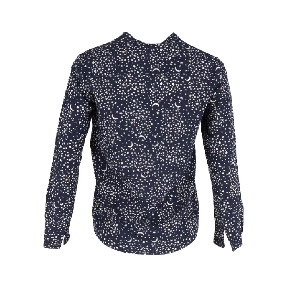 Stella McCartney Pre-owned Silk tops Blue Dames