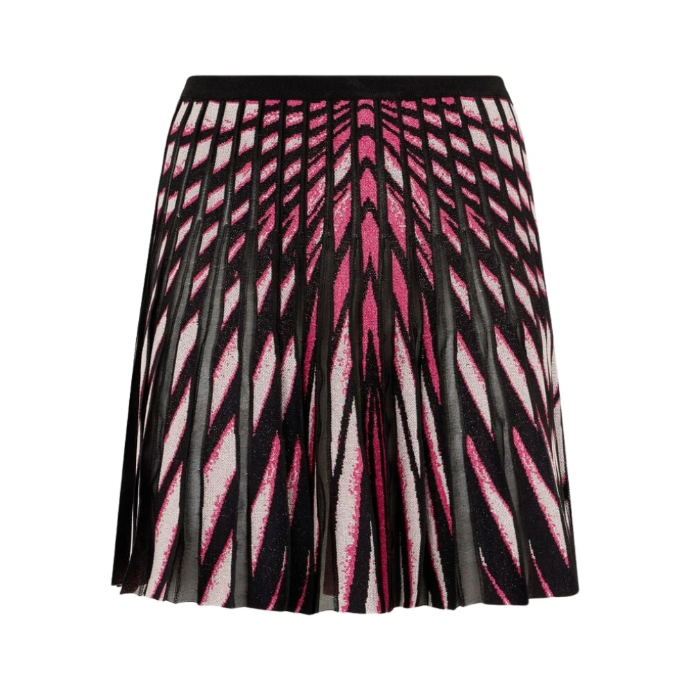 Roberto Cavalli Ray Of Paradise Print Mini Skirt - Female - Short Skirts - Multicolor - S - Skirts