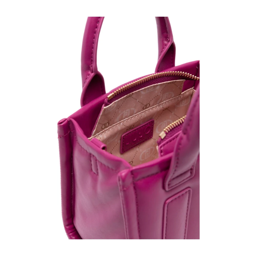 Liu Jo Fuchsia Eco Leren Gewatteerde Tas Pink Dames