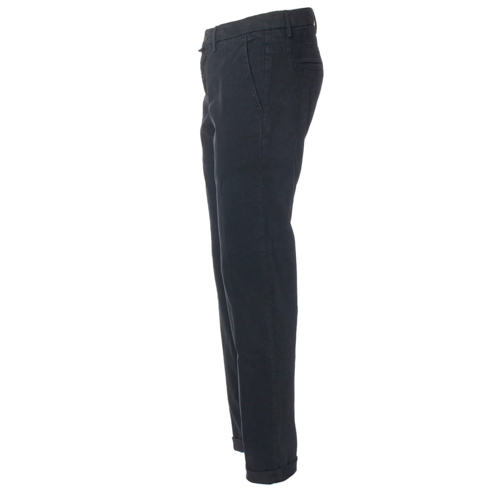 Siviglia Katoenen broek met norHeren pasvorm Blue Heren