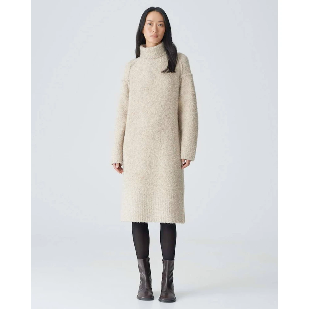 Opus Elegante Jurk Wastelle Beige Dames
