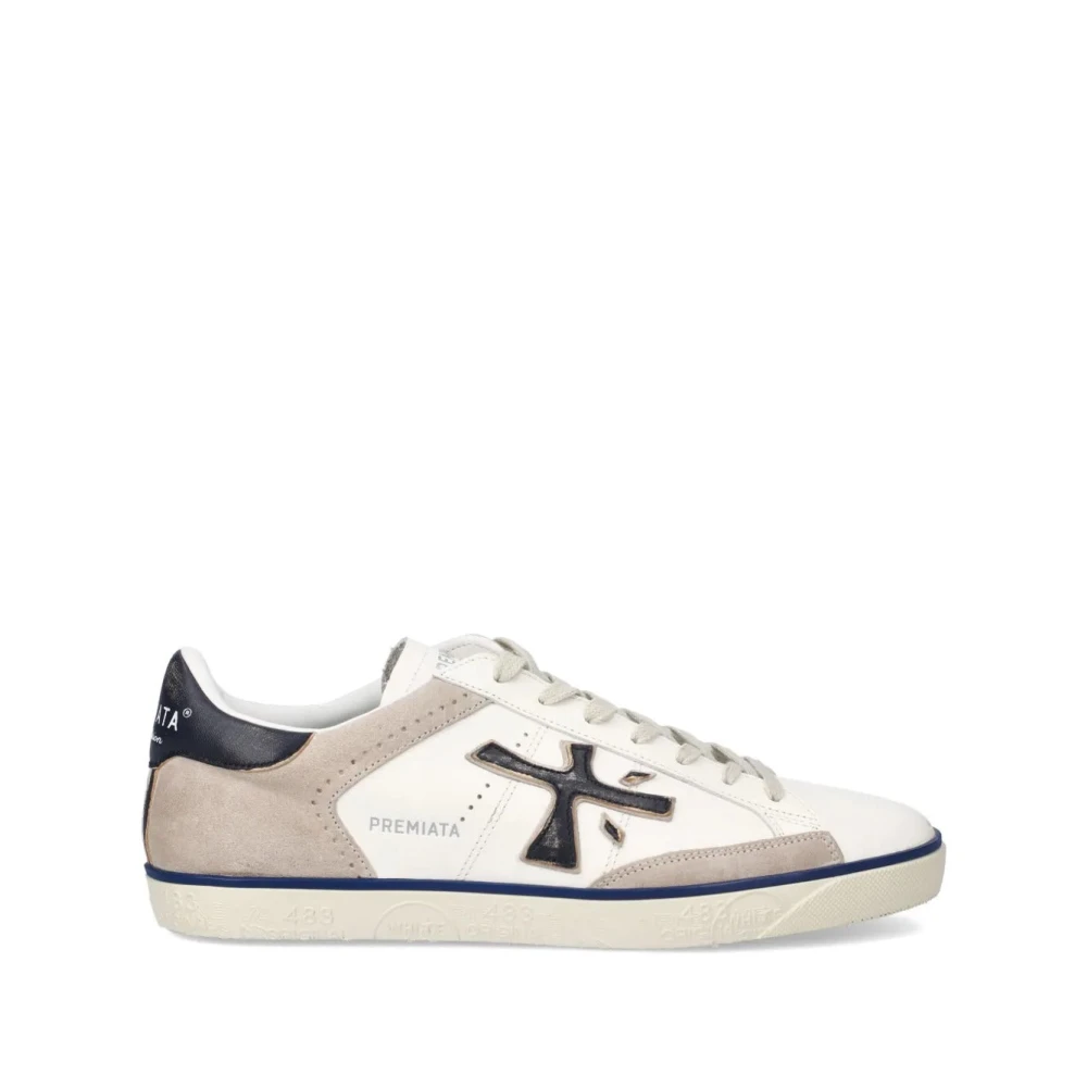Premiata Steven Leather Sneakers Heren Schoenen Veelkleurig Multicolor