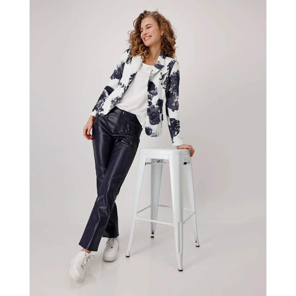 monari Stijlvolle Blazer voor Vrouwen Blue Dames