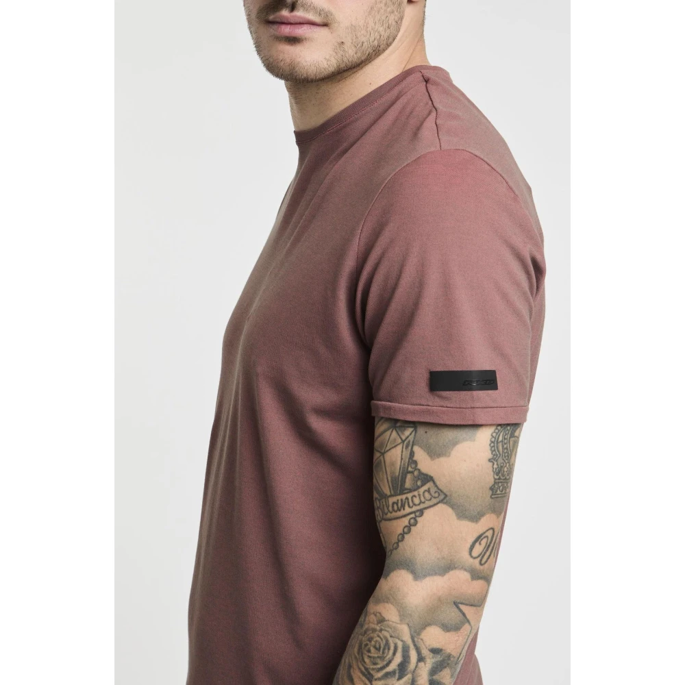 RRD Doticon Shirty Donkerrood T-Shirt Red Heren