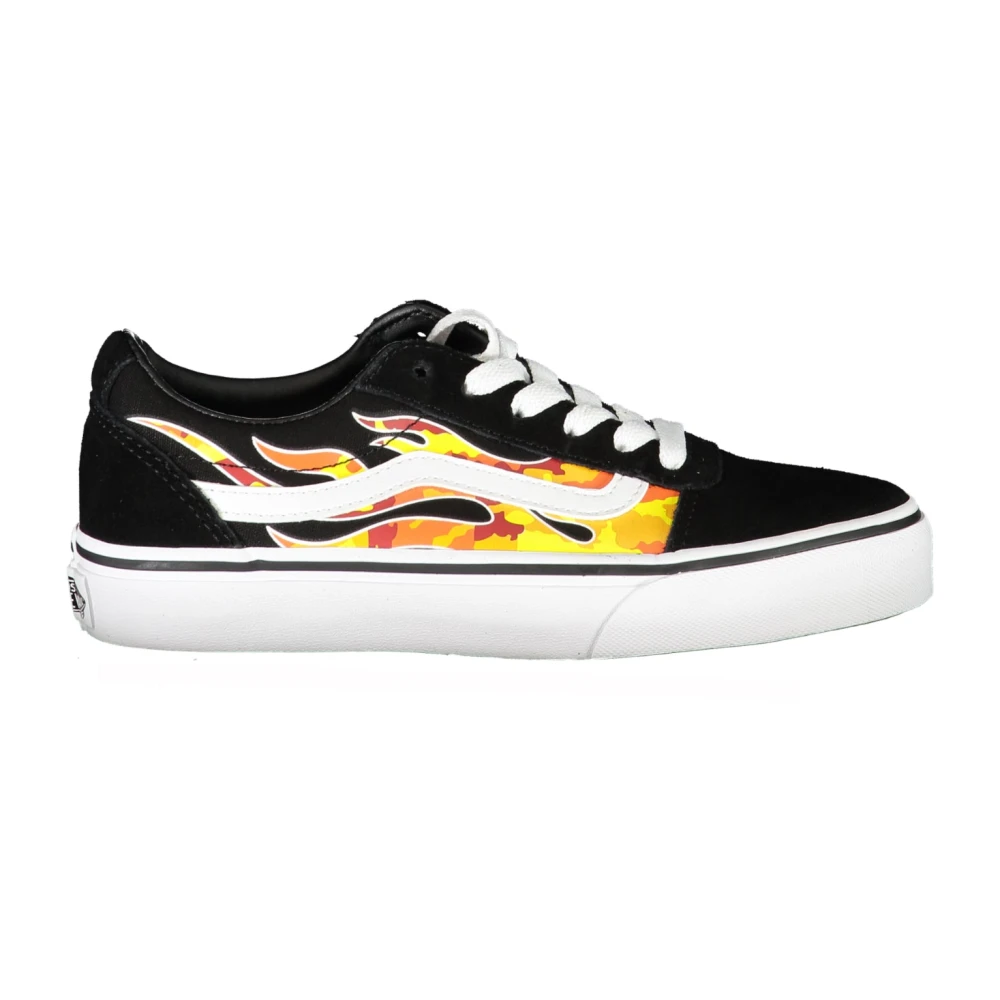 Vans Heren hoge sneakers contrast logo Heren Schoenen Zwart