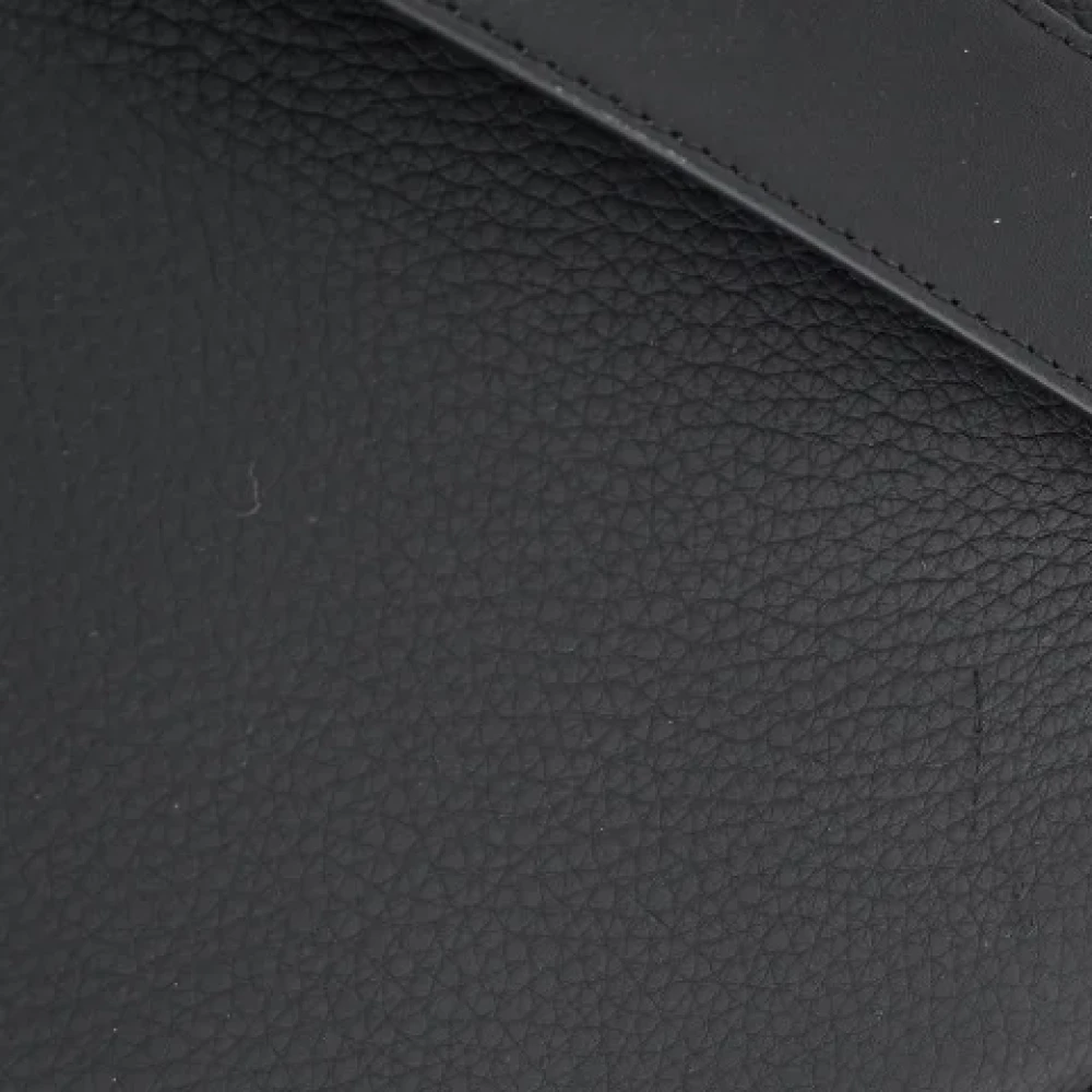 Burberry Vintage Pre-owned Leather shoulder-bags Black Heren