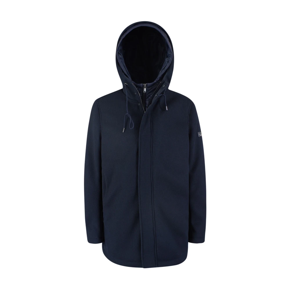 YES ZEE Blauwe Winterjas Blue Heren