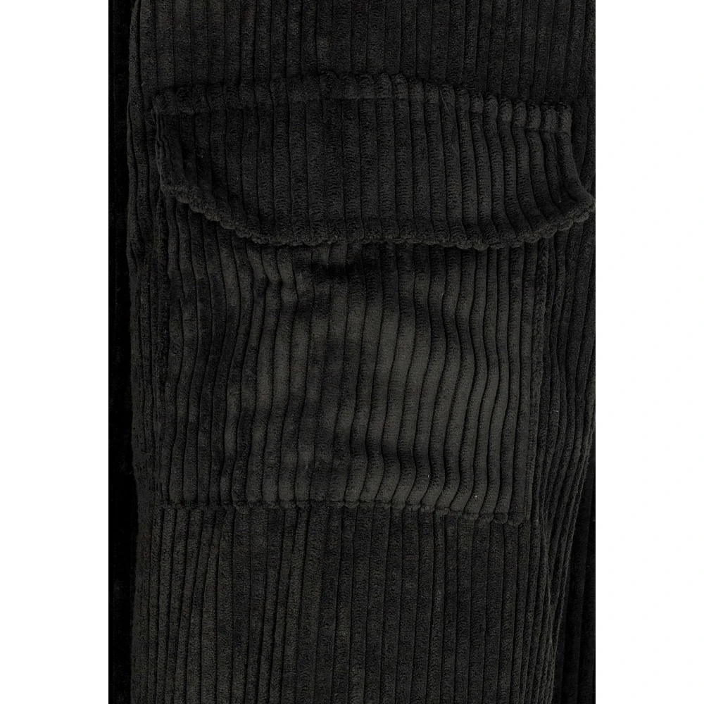 Disclaimer Fluweel Logo Jas Zwart Black Heren