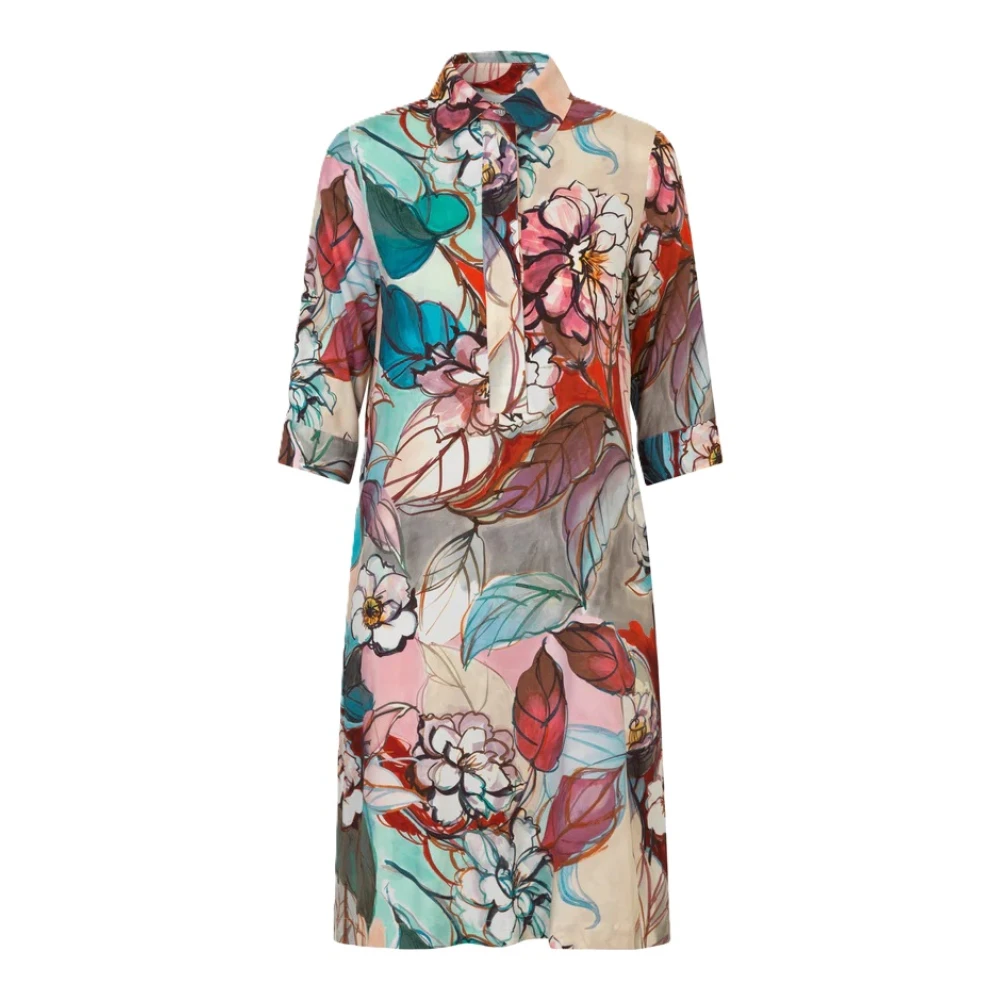 Dea Kudibal Elegante Jurk met Verborgen Knopen Multicolor Dames