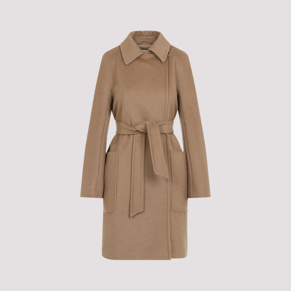 Max Mara Kameel Arcella Coat Brown Dames