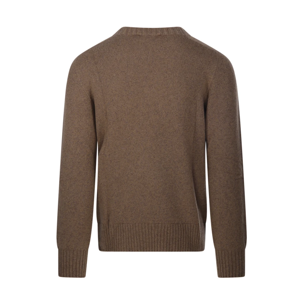 Officine Générale Sepia Clay Seamless Sweater Brown Heren