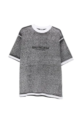 Logo-trycktmelerad T-shirt