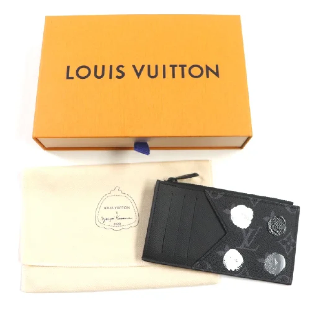Louis Vuitton Vintage Pre-owned Canvas wallets Black Heren