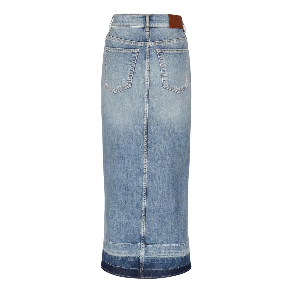 pinko Denim Easy Ride Rokken Blue Dames