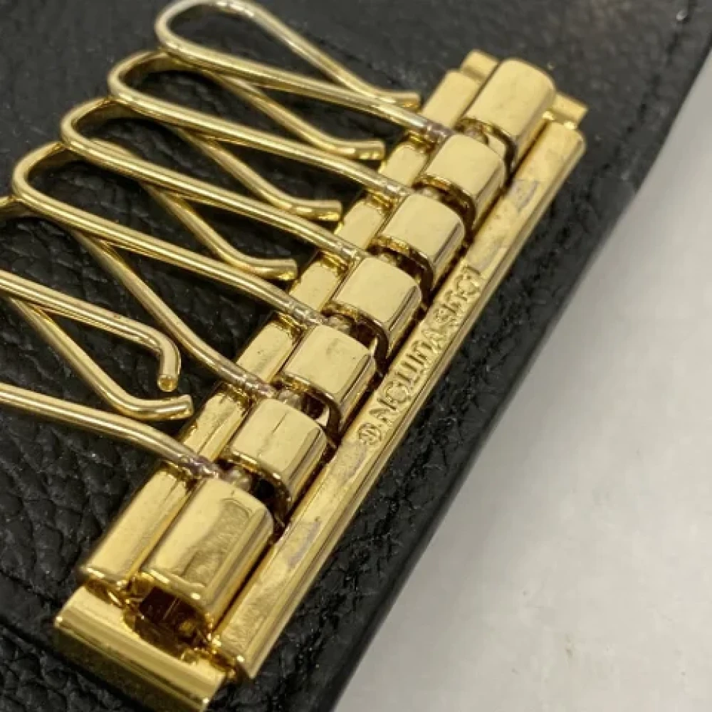 Louis Vuitton Vintage Pre-owned Fabric key-holders Black Unisex