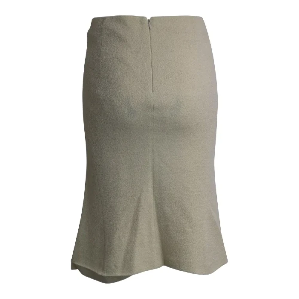 Moschino Pre-Owned Pre-owned Wool bottoms Beige Dames