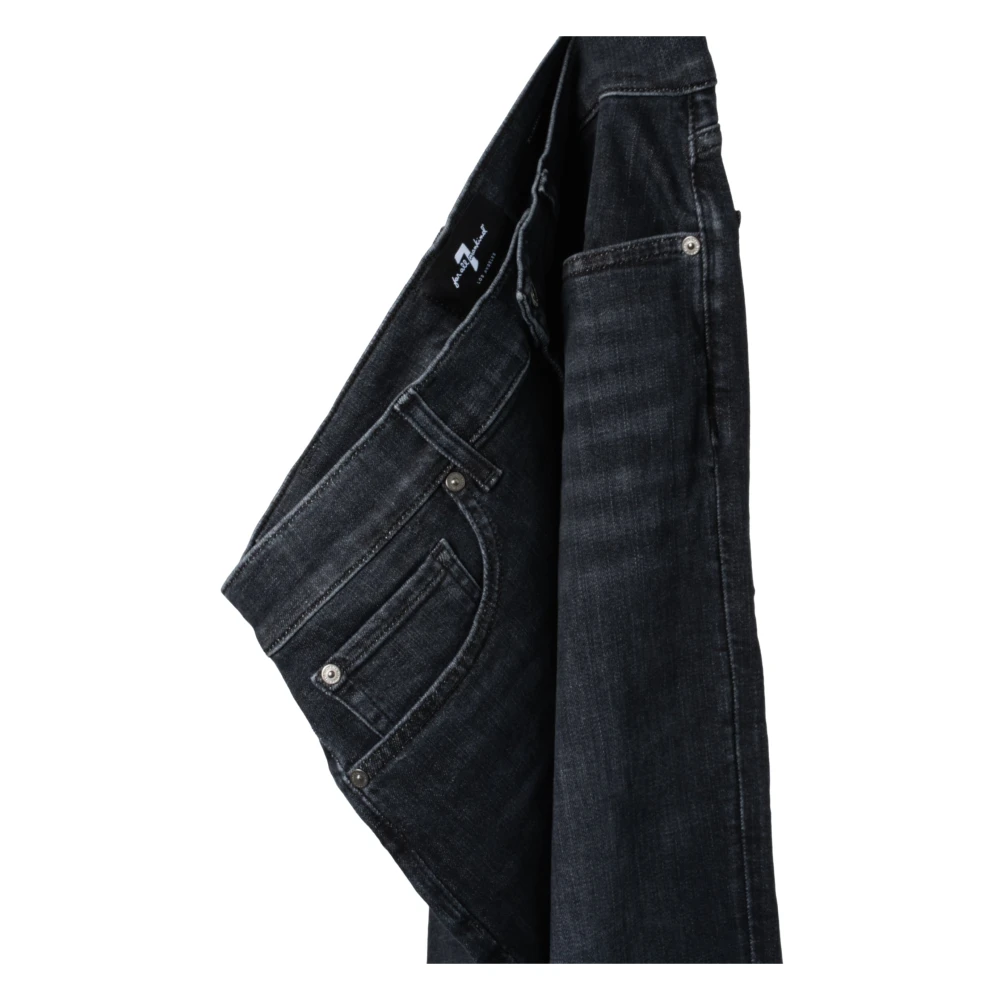 7 For All Mankind Slimmy Fit Jeans Black Heren