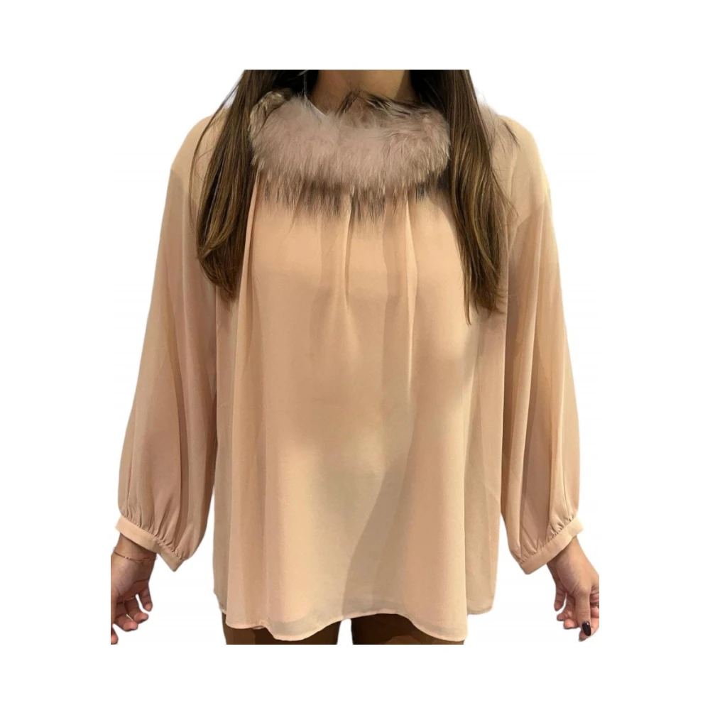 Fracomina Polyester Shirt Pink Dames