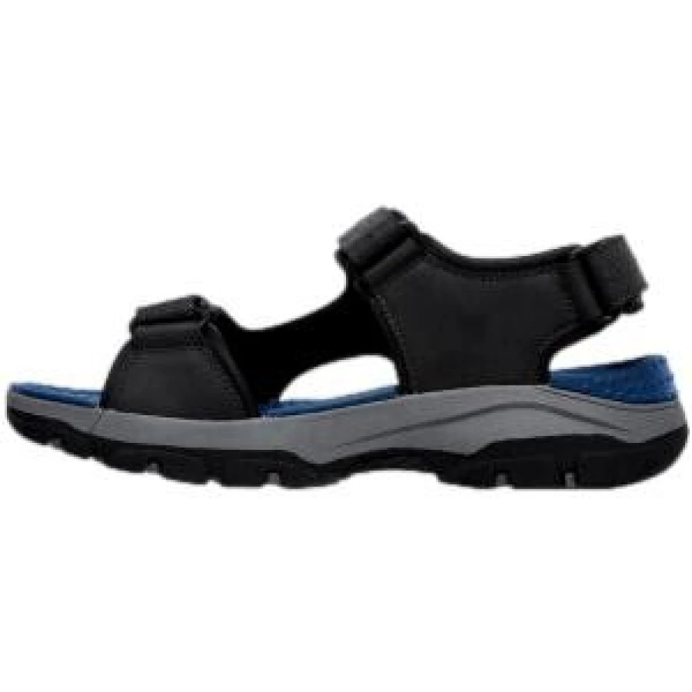 Skechers Flat Sandals Gray, Herr