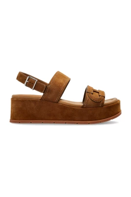 Suede Platform Sandals H703