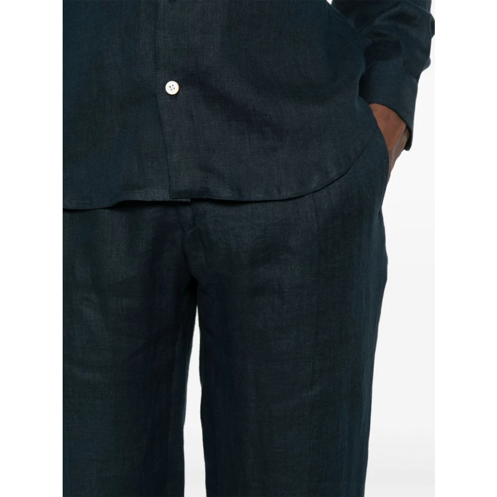 Kiton Blauwe Sasha Stijlvolle Modieuze Shirt Blue Heren