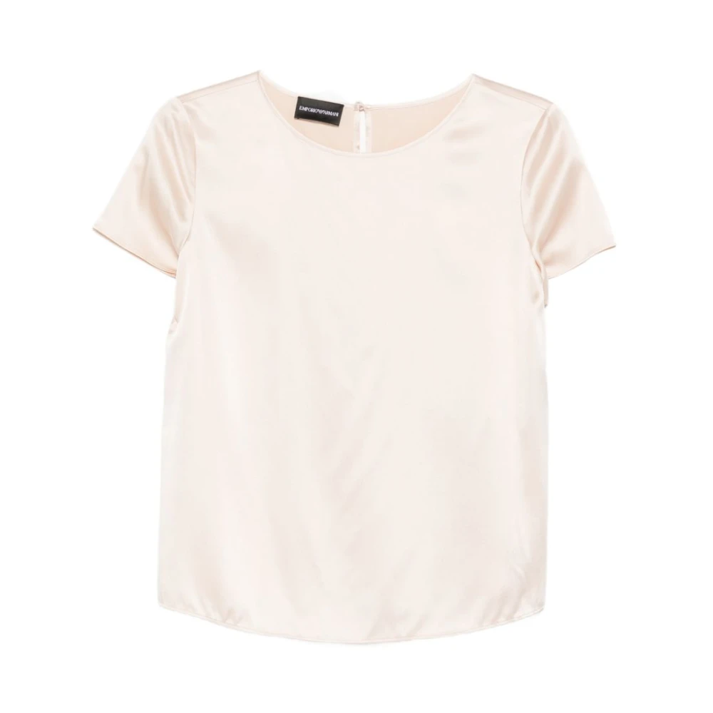 Emporio Armani , Damen, Blusen & Hemden, Rosa, S 