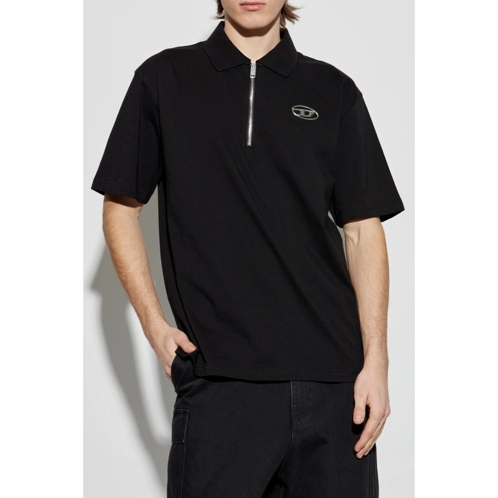 Diesel Polo T-Vor-Od Black Heren