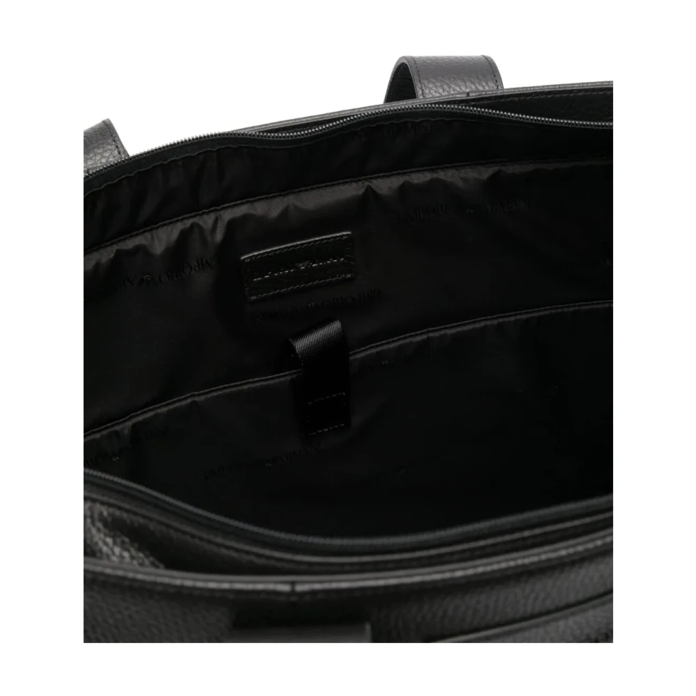 Emporio Armani Stijlvolle Winkelzak Black Heren