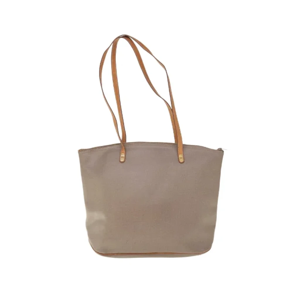 Dior Vintage Pre-owned Leather dior-bags Gray Dames