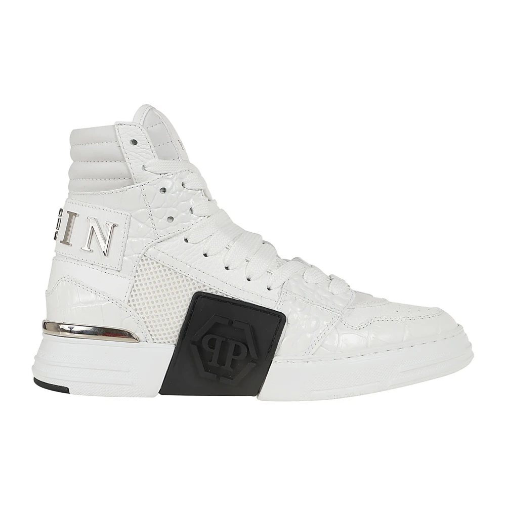 Philipp Plein Vita Sneakers Höj Stil Modern White, Herr