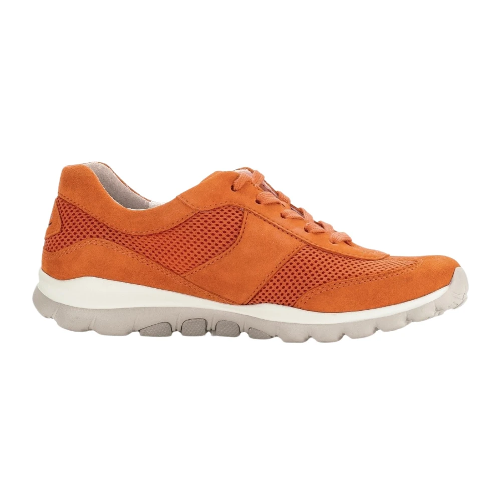 Gabor Sneaker Low Dames Schoenen Oranje