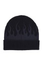 flames-beanie-muts-zwart-grijs