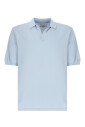 polo-en-coton-bleu-clair