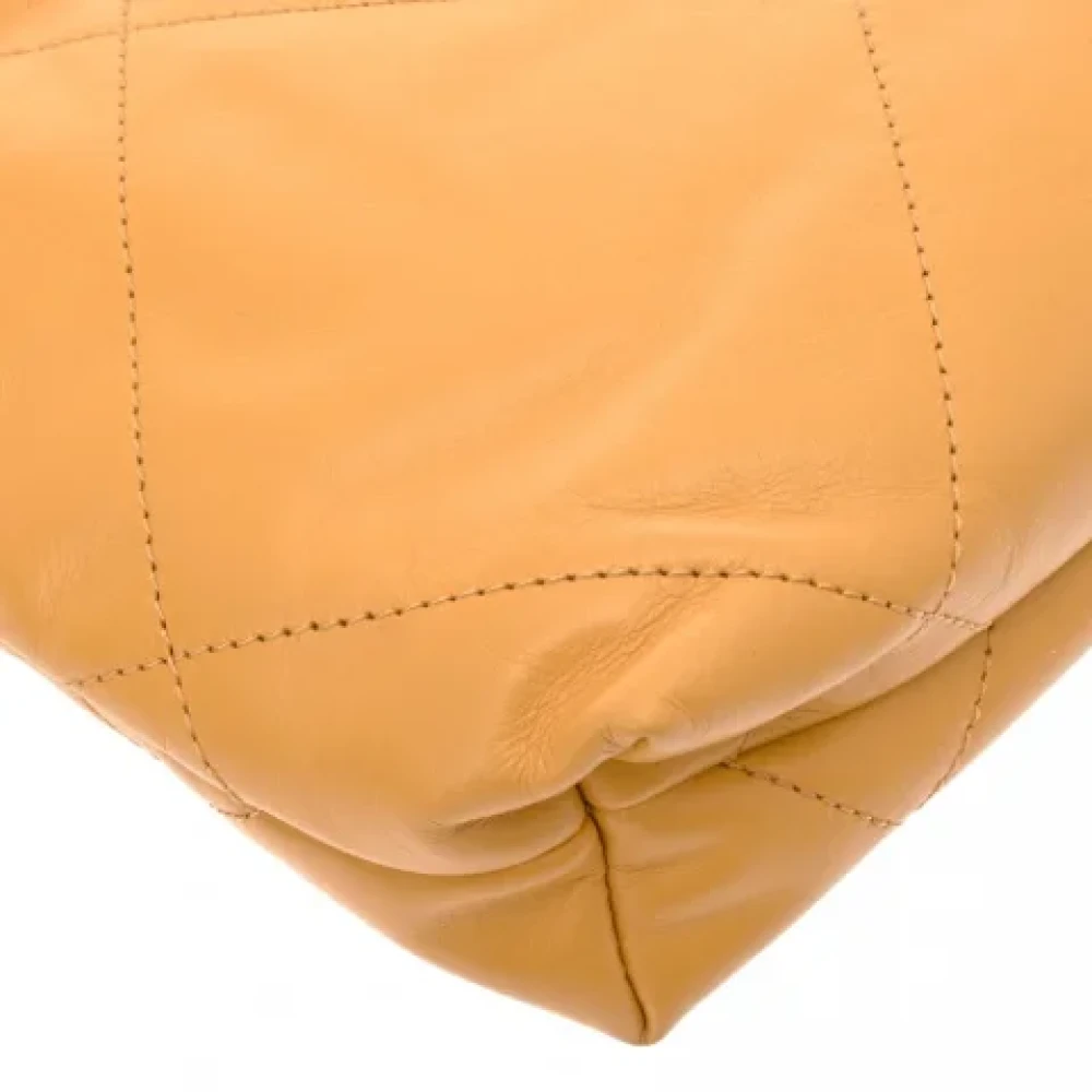 Chanel Vintage Pre-owned Leather chanel-bags Yellow Dames