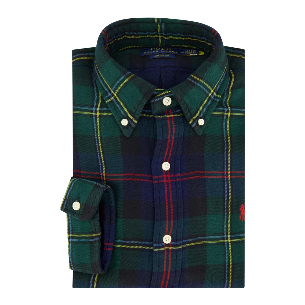 Polo Ralph Lauren Casual Groene Overhemd Multicolor Heren