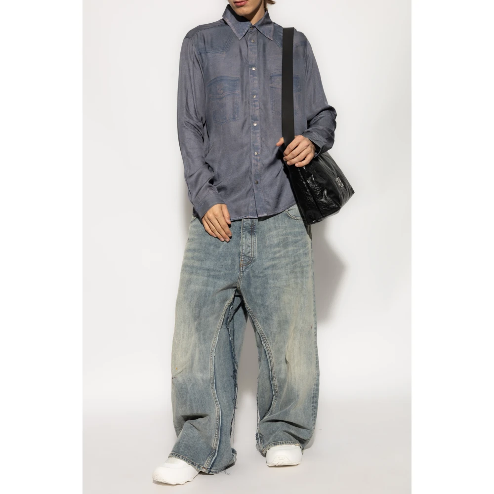 Diesel Shirt S-Drinn Blue Heren